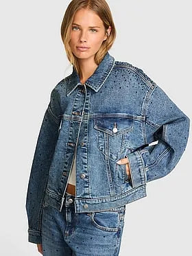 Denim by PINK Boyfriend Trucker Jacket