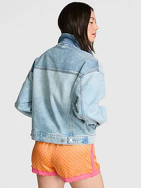 Denim by PINK Boyfriend Trucker Jacket