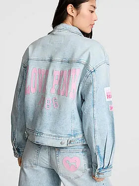 Denim by PINK Boyfriend Trucker Jacket