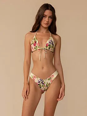 Lulu Printed Bikini Bottom