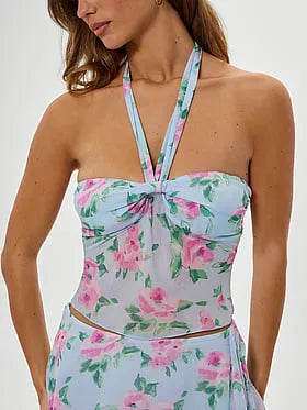 Maribel Chiffon Halter Top