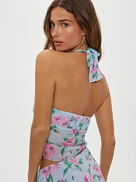 Maribel Chiffon Halter Top
