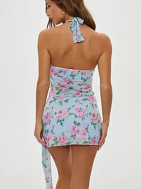 Maribel Chiffon Mini Skirt