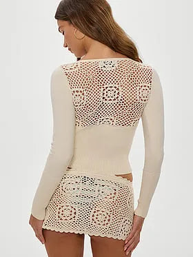 Arlo Crochet Mini Skirt