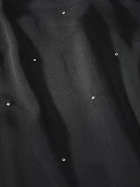 Silky Shine Button-Front Shirt