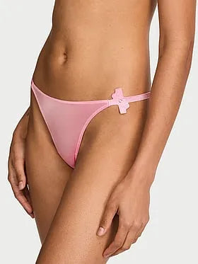 Shine Bow Thong Panty