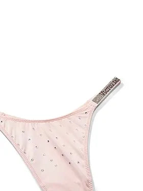 Shine Strap Dot Thong Panty