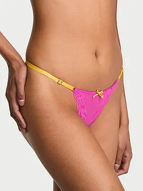 Tease Mesh & Lace String Thong Panty