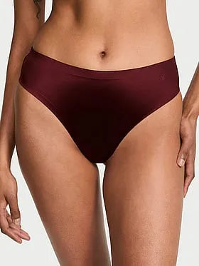No-Show High-Shine Mid-Rise Thong Panty