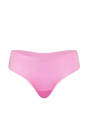No-Show High-Shine Mid-Rise Thong Panty