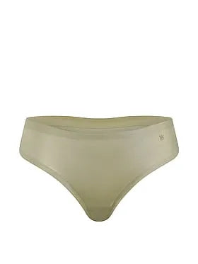 No-Show High-Shine Mid-Rise Thong Panty