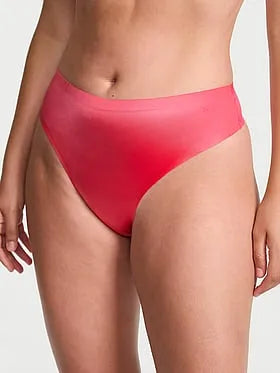 No-Show High-Shine Mid-Rise Thong Panty