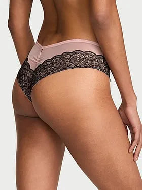 Tease Lace Mesh High-Leg Cheeky Panty