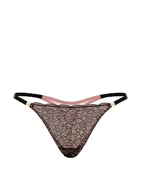 Tease Lace Mesh String Thong Panty