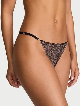 Tease Lace Mesh String Thong Panty