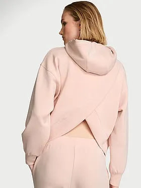 Featherweight Knit Crossover Hoodie