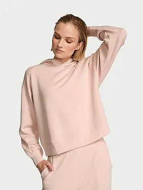 Featherweight Knit Crossover Hoodie