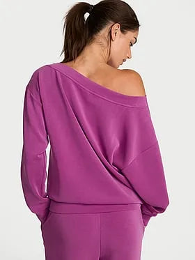 Featherweight Knit Off-the-Shoulder Top