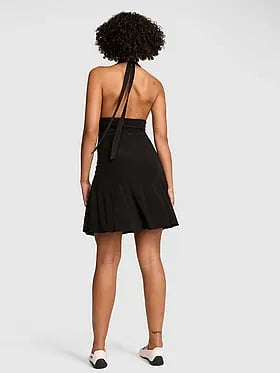 Night-Out Stretchy Knit Halter Dress