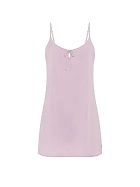 Modal-Cotton Keyhole Slip Dress