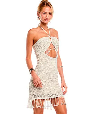 Daria Mini Dress White