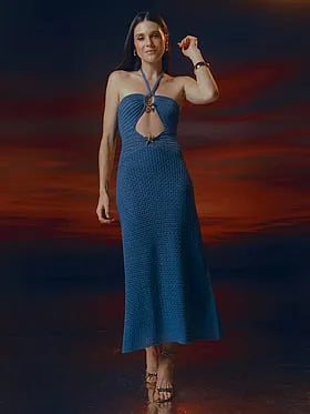 Zully Dress Blue Jade