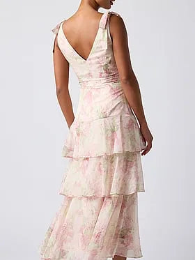 Arya Tiered Midi Dress