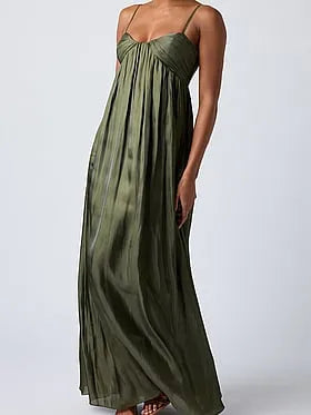 Matty Ruched Bodice Maxi Dress