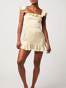 Sunny Ruffle Mini Dress