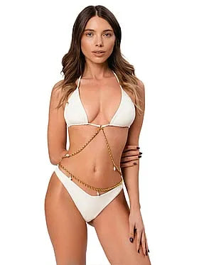 Murphy Cheeky Bikini Bottom + Belly Chain