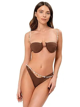 Penny Cheeky Bikini Bottom + Belly Chain