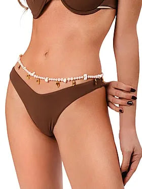 Penny Cheeky Bikini Bottom + Belly Chain