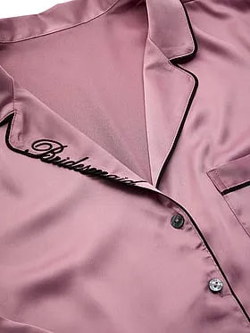 Signature Satin Bridesmaid Short Pajama Set