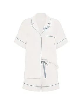 Signature Satin Bridal Short Pajama Set