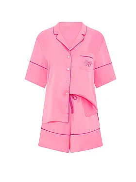 Signature Satin Short Pajama Set