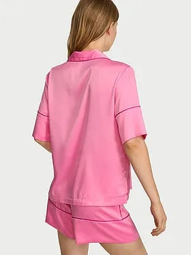 Signature Satin Short Pajama Set