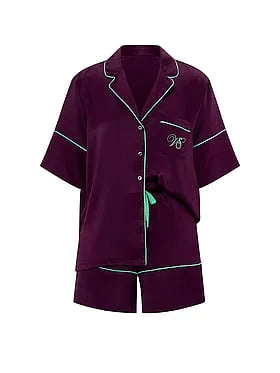 Signature Satin Short Pajama Set
