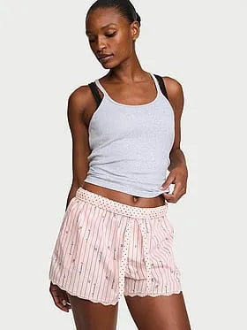 Mix & Match Sleep Heritage Cotton Pajama Short
