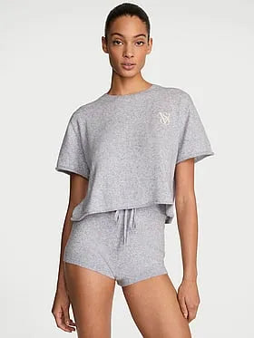 Luxe Knit Tee & Short Set