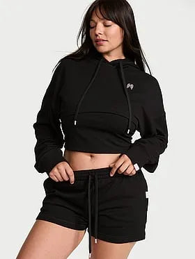 Off-Duty Terry Hoodie Shrug