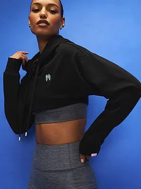 Off-Duty Terry Hoodie Shrug