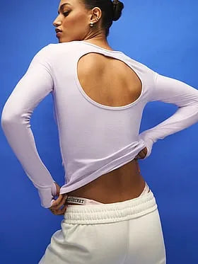 VSX New Essential Long-Sleeve Open-Back Tee