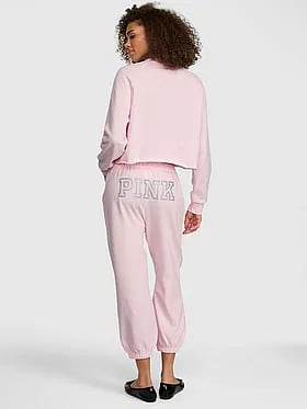 PINK | Elle Campus Fleeceâ¢ Capri Sweatpants