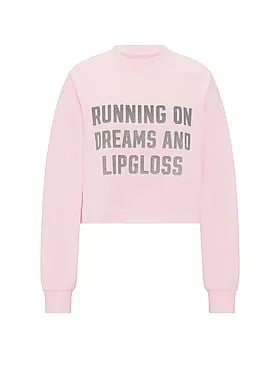 PINK | Elle Campus Fleeceâ¢ Cropped Crew Sweatshirt