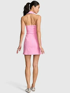 PINK | Elle Denim Halter Dress