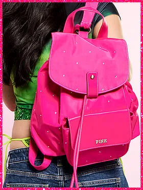 PINK | Elle Nylon Backpack