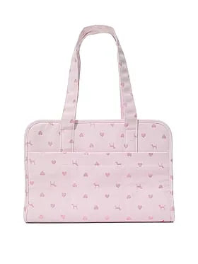 PINK | Elle Jacquard Dog Carrier