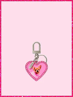 PINK | Elle Picture Frame Keychain Charm