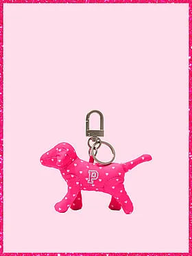 PINK | Elle Micro Dog Keychain Charm