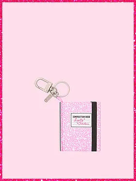 PINK | Elle Mini Notebook Keychain Charm